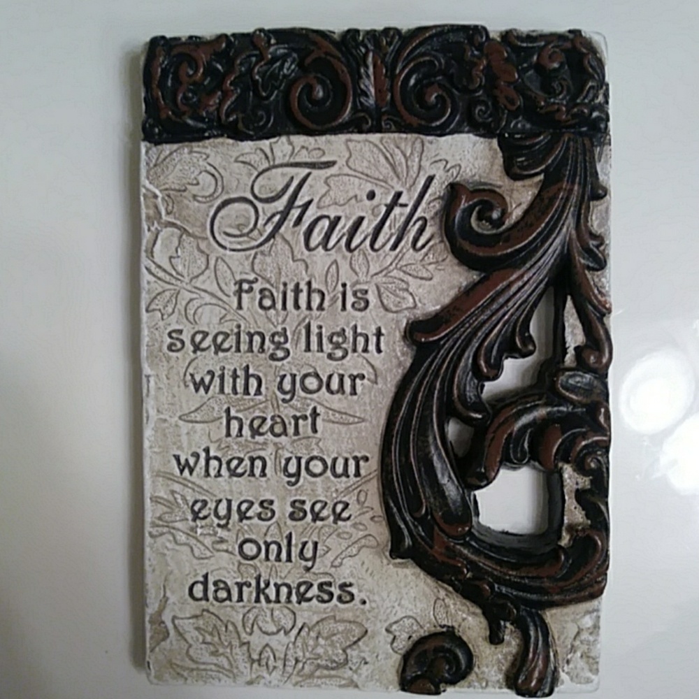 Faith is Seeing Light Wall Decoration Art
